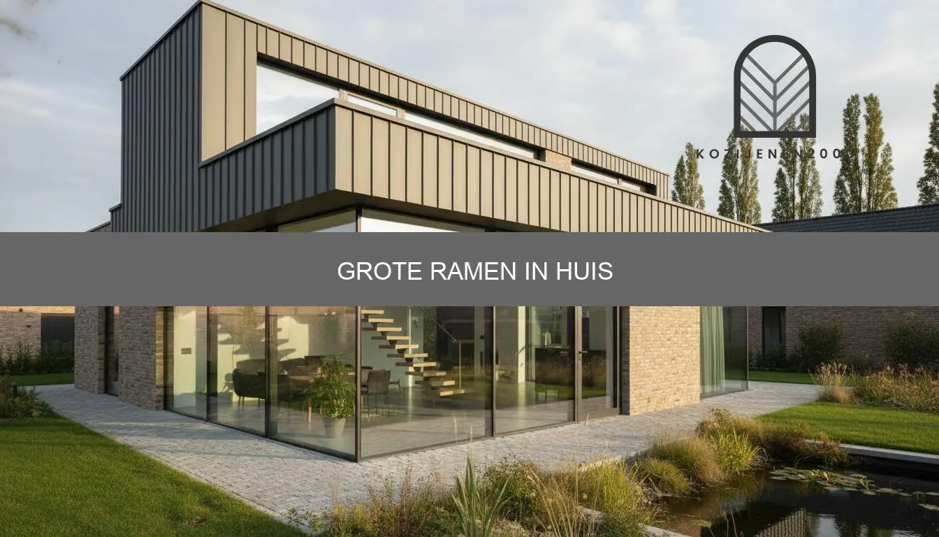 grote ramen in huis