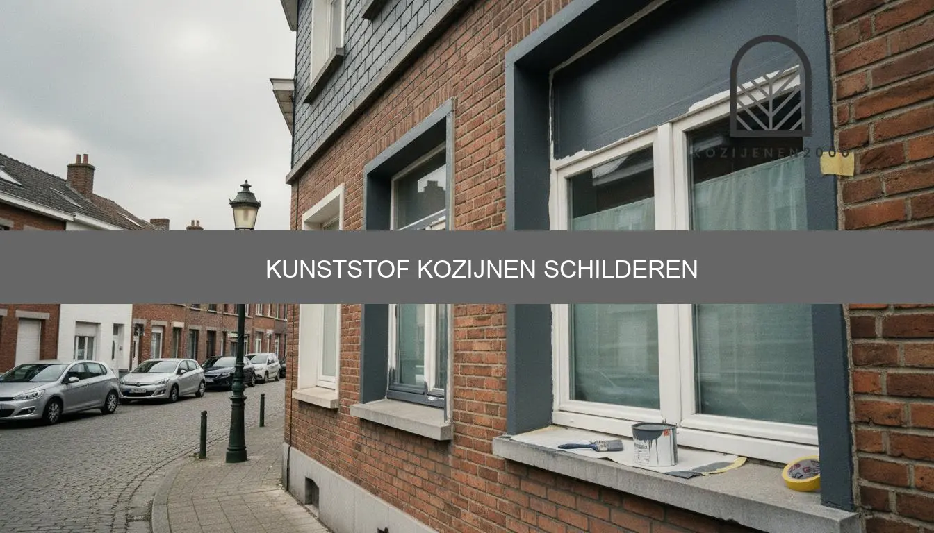 kunststof kozijnen schilderen